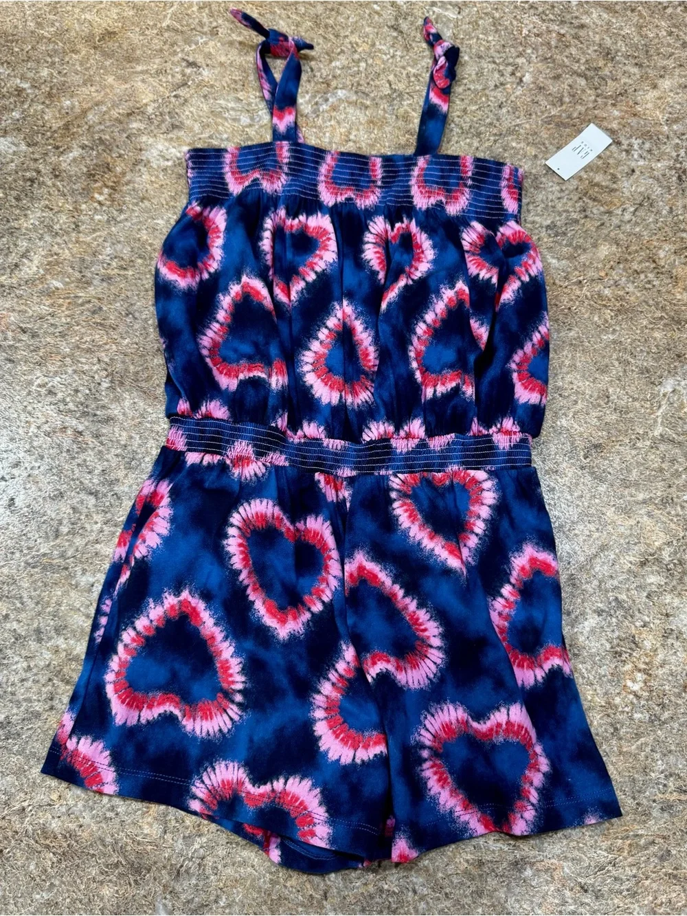 New Gap Kids Heart Print Romper – Girls XL (12) / 12-13 Years